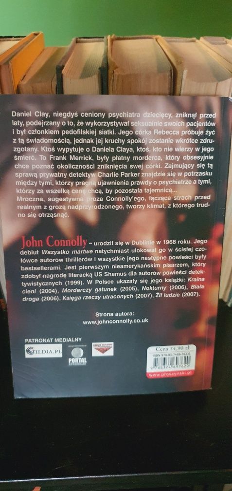 Książka pt" Niespokojni" John Connolly