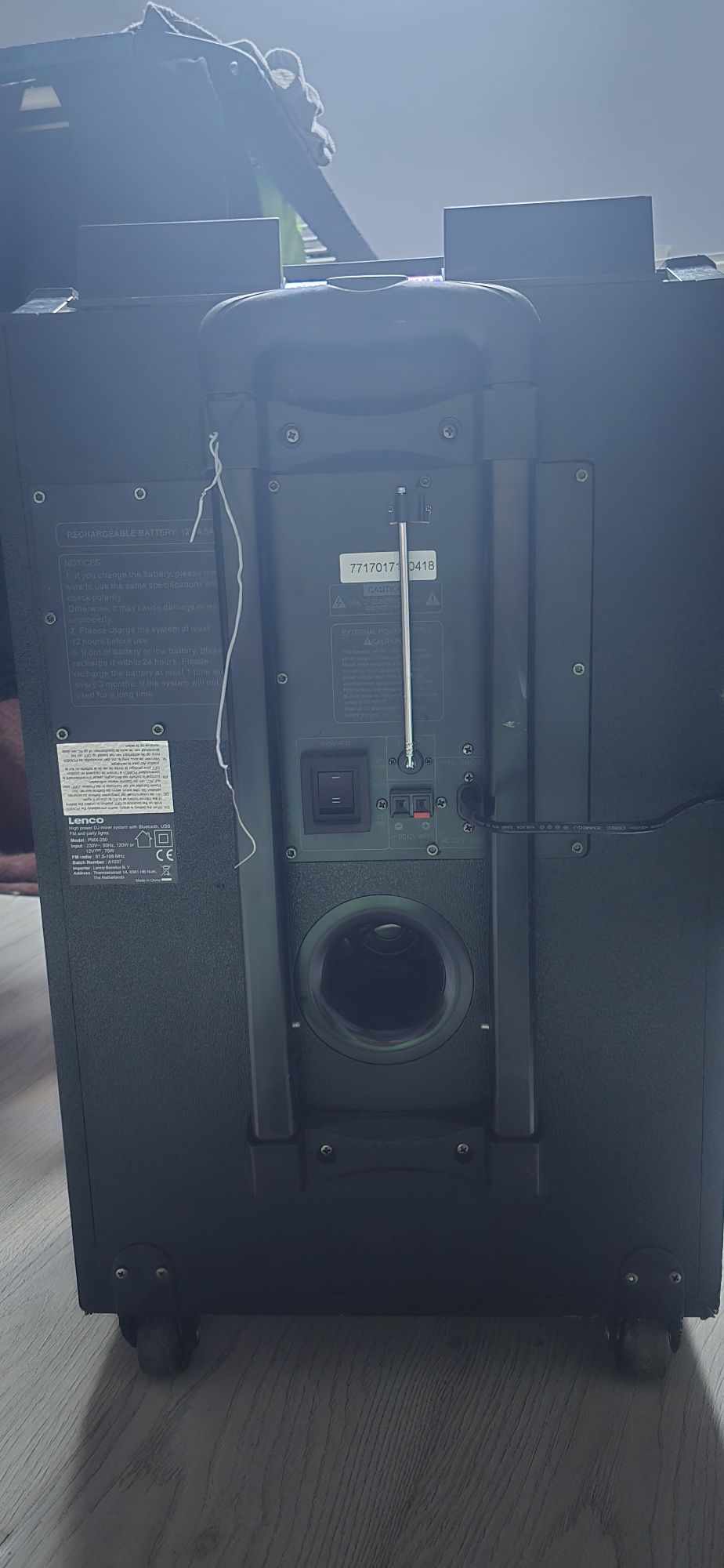 Głośnik Mikser z Bluetooth i radiem Lenco PMX-250
