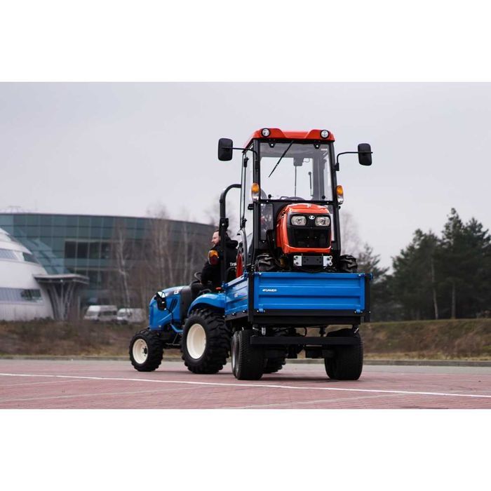 Przyczepa 2,5t na zaczep do traktora otwierane burty kiper na 3 strony