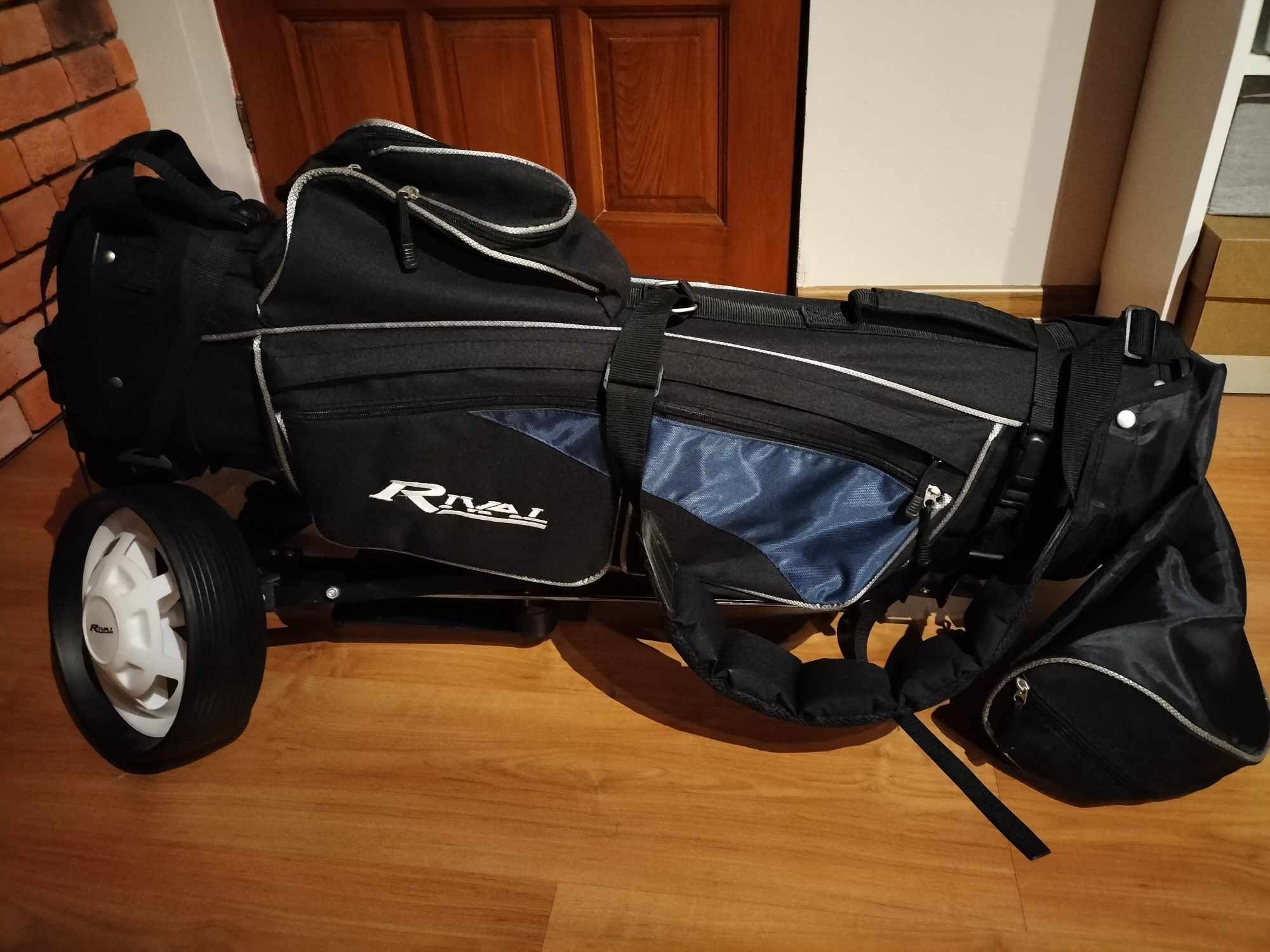 Wózek golfowy z torbą Rival
