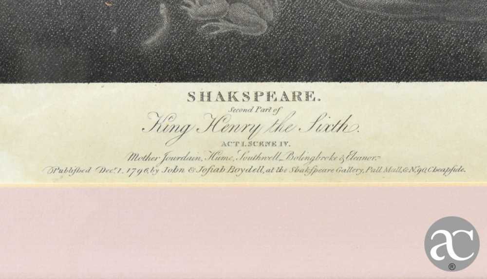 Gravura “Shakespeare Second part of King Henry the Sixth”, 1796