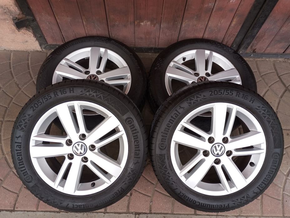 Alu 16" 5x112 ET 50 VW Golf Passat Touran Jetta Caddy Audi Seat Skoda