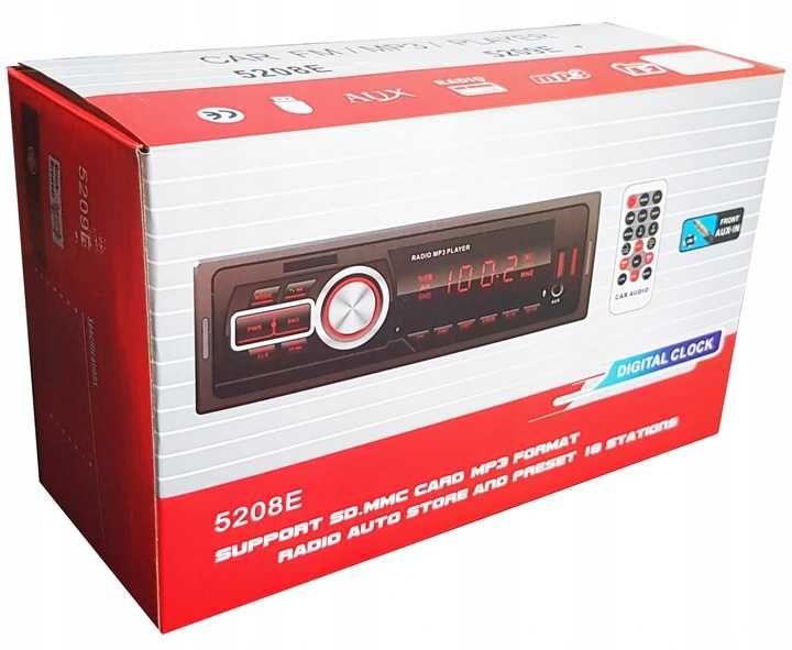 radio bluetooth usb pendrive karta pamięci tanie do samochodu niska ce