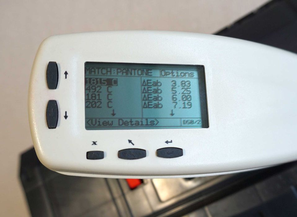 Спектрофотометр X-Rite 530, база Pantone, Lab, ΔE, CMYK ( Денситометр)