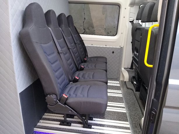 zabudowa bus wstawianie foteli konwersja bus na osobowy
