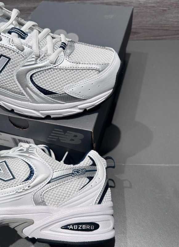 New Balance530_White Sneakersy Damskie_Moda Stylowe 38.5