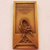 Medalha de Bronze Calçado Sapato Pinto de Oliveira São João da Madeira