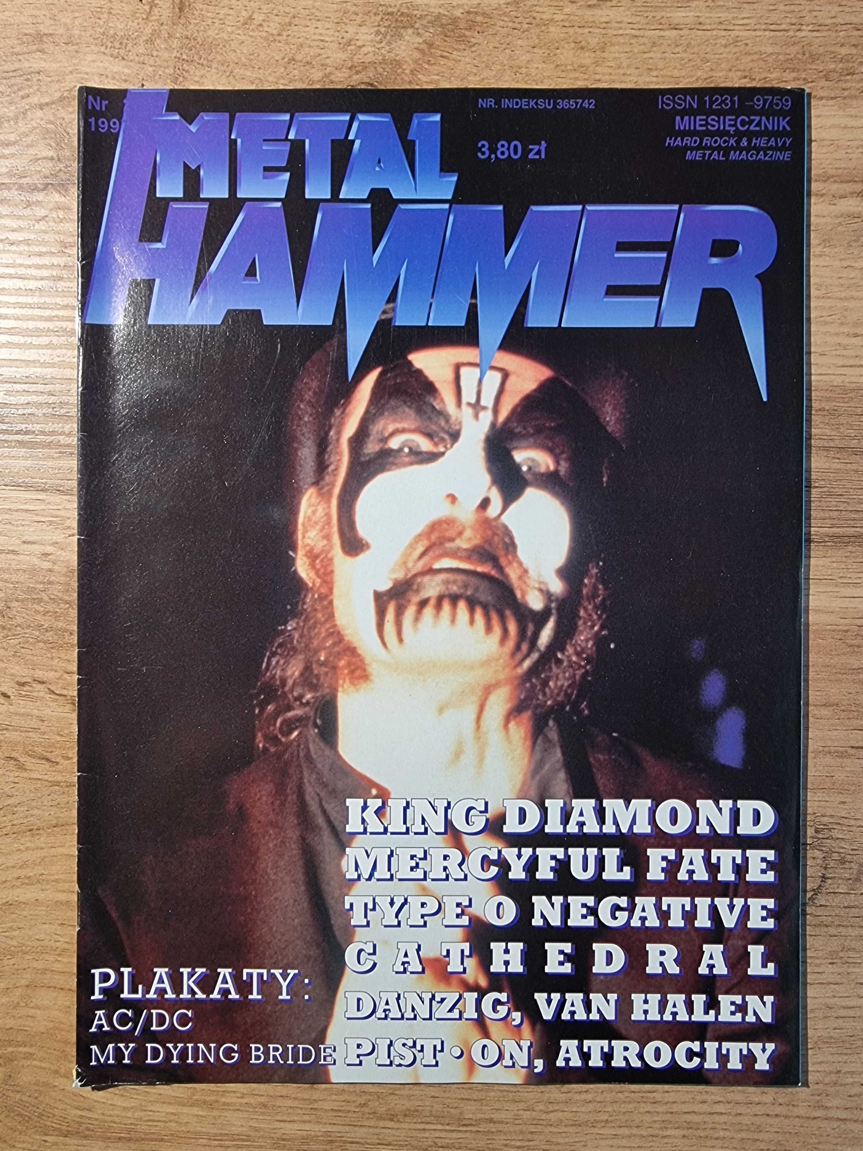 Metal Hammer 2/1997 - King Diamond, Plakaty: AC/DC i My Dying Bride