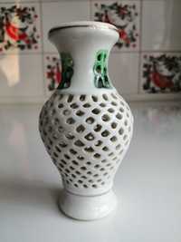Chiński Wazon ażurowy porcelana ceramika PRL