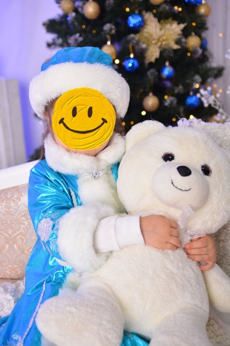 Новорічний костюм Снігуронька, Снігурки, Лисиці, на 4-5-6 років, 104,