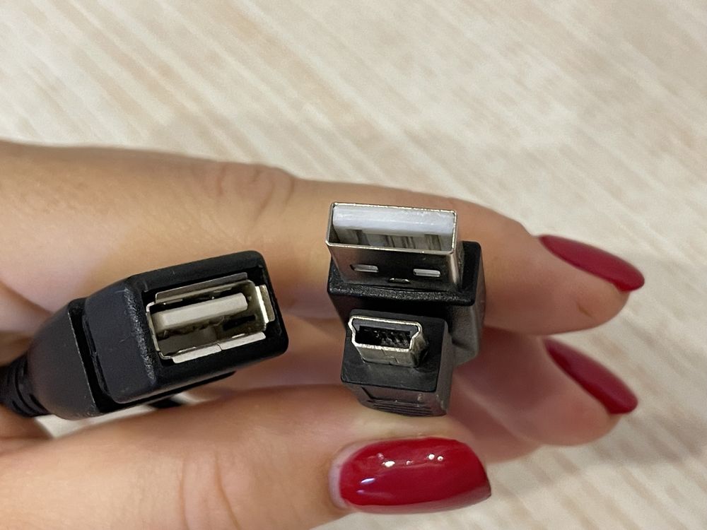 Кабель AUX 3,5mm mini micro USB для телефона/фотоапарата/відеокамери
