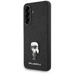 Etui Karl Lagerfeld Fixed Glitter Ikonik Logo Metal Pin na Samsung Gal