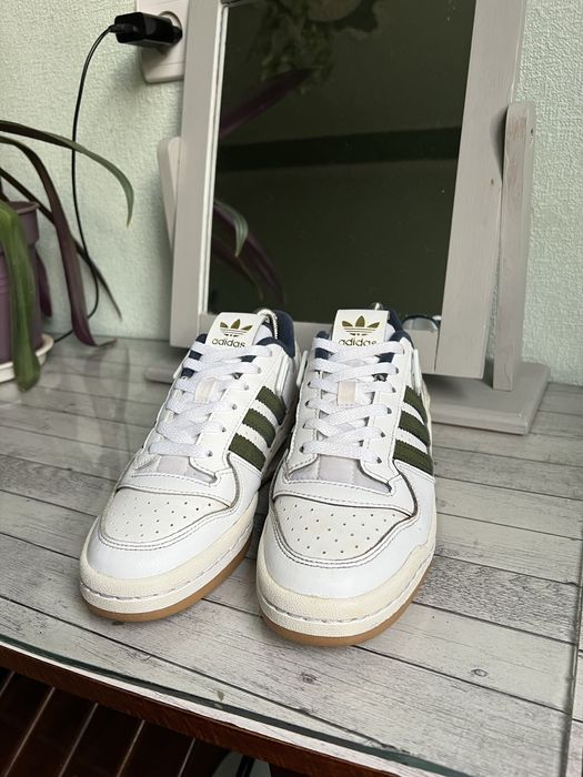 Adidas Forum Low  Женские кожаные кроссовки-кеды