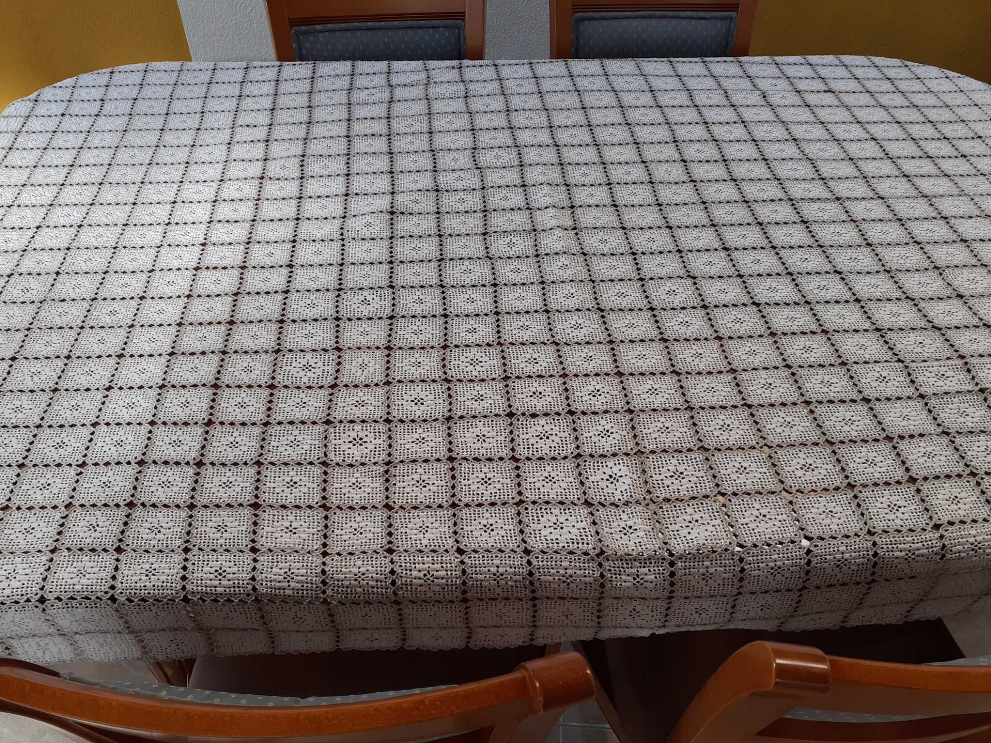Toalha grande crochet fino à mão (linda e BARATA)