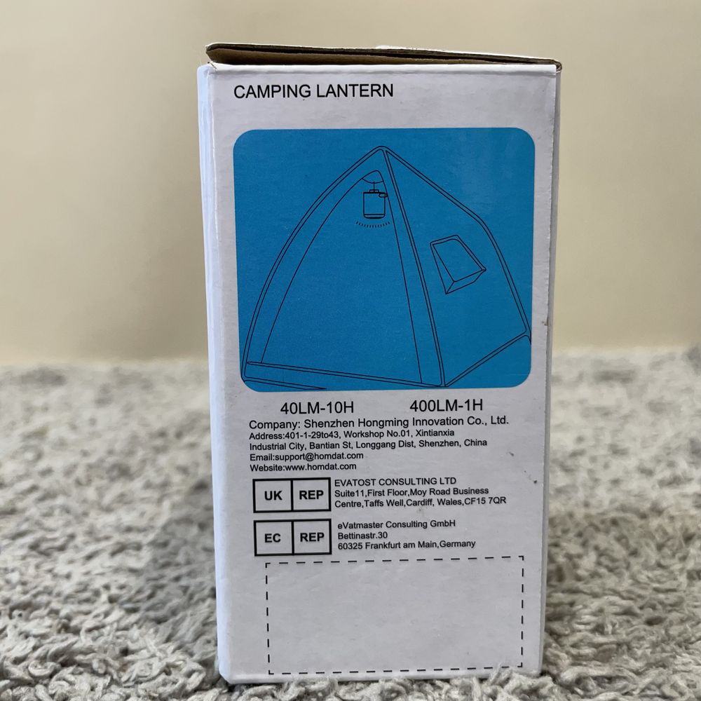 Mini pompka elektryczna 2w1 z lampka HOMDAT