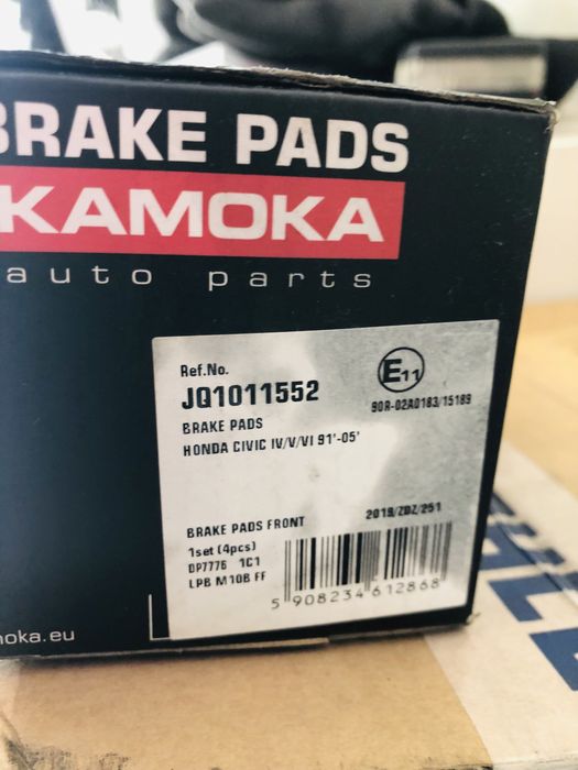 Klocki hamulcowe przód Honda Civic Accord