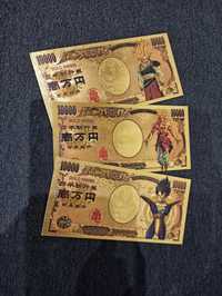 Pozłacane Banknoty Dragon Ball Numizmatyka
