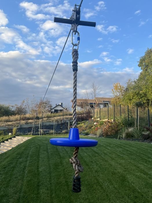 Zjazd linowy Tyrolka liną 8mm, 35M