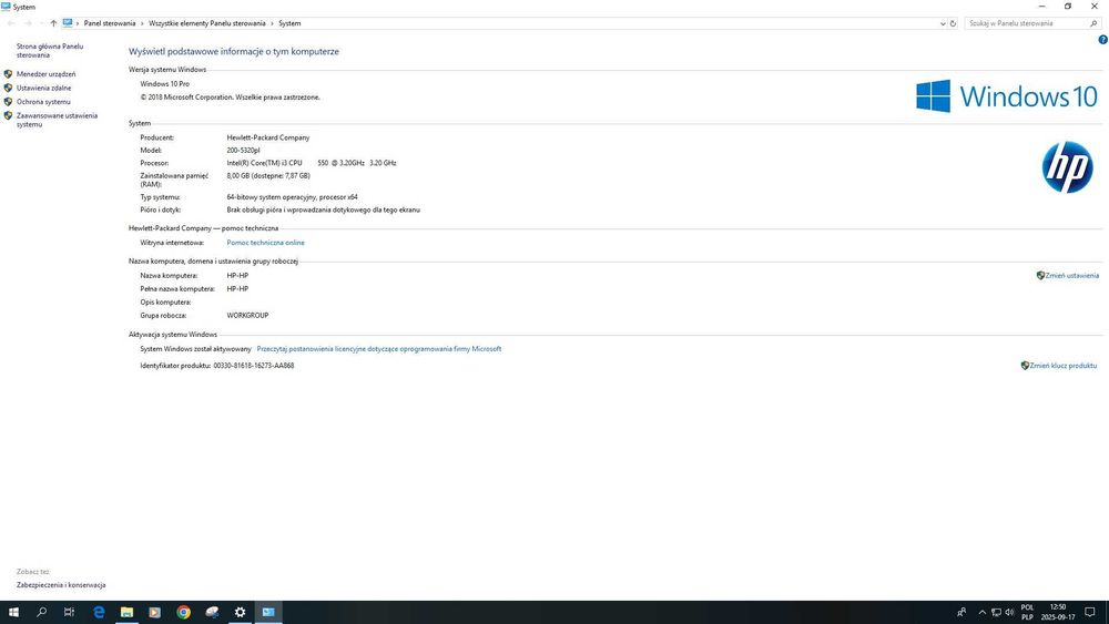 Komputer HP Omni 200 PC 21,5” AiO