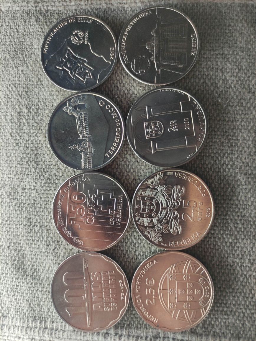 Moedas de coleção comemorativas 2,5€ Portugal INCM