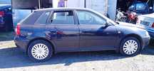 Na części Audi A3 8L 1.6 B 5D BFQ DUU lakier LZ5L zderzak maska drzwi klapa fotel kanapa szyba
