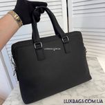 Мужской кожаный портфель Mont Blanc