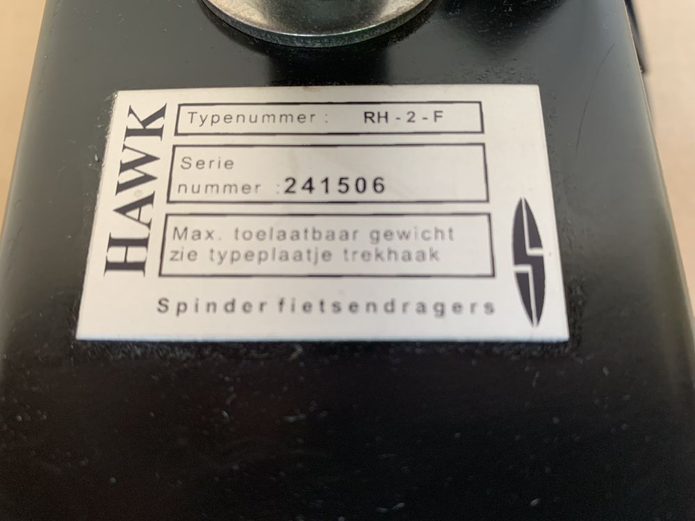 Bagżnik rowerowy na hak Spinder Hawk