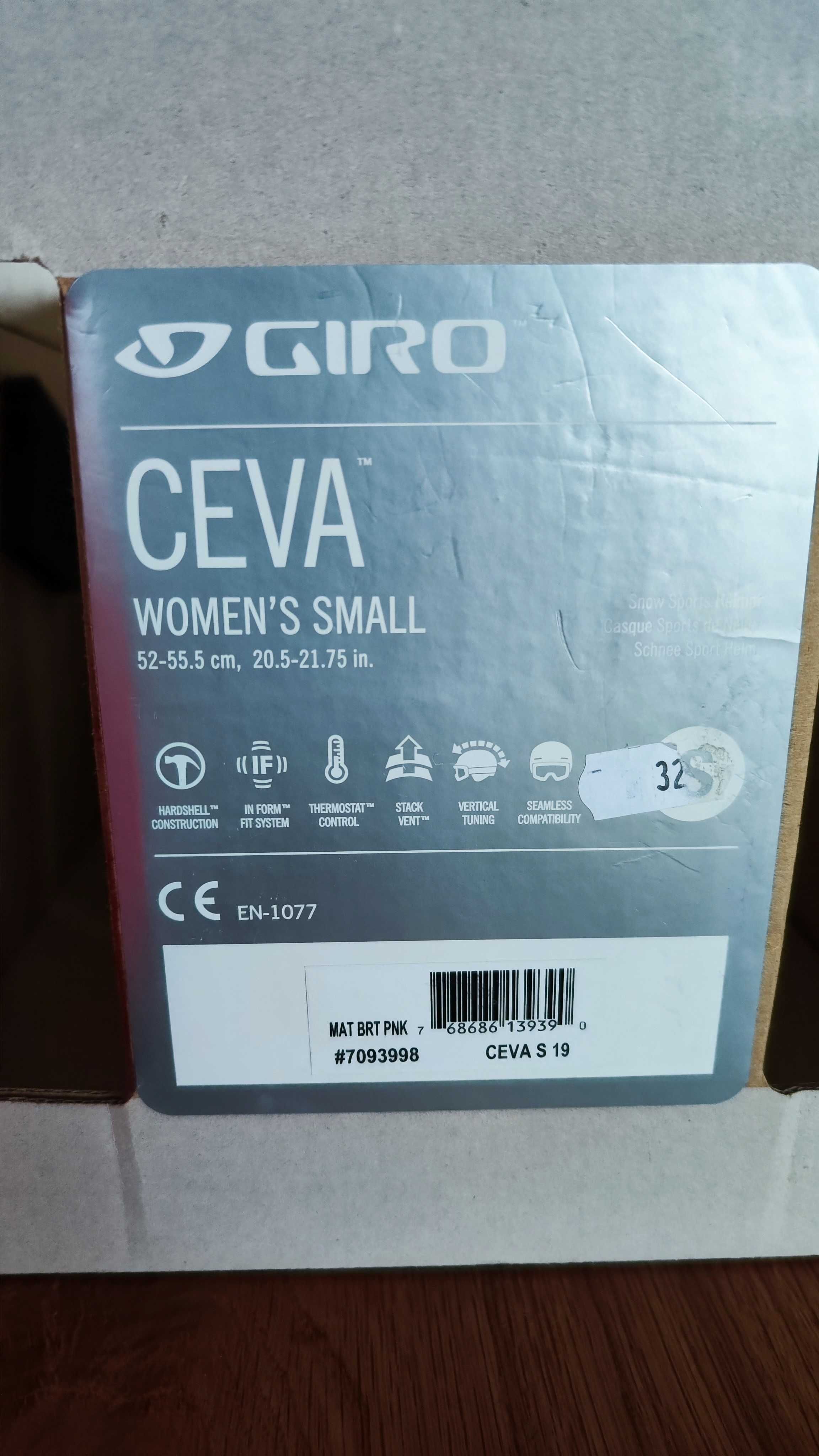 Kask dziewczęcy Giro Ceva 52-55,5cm