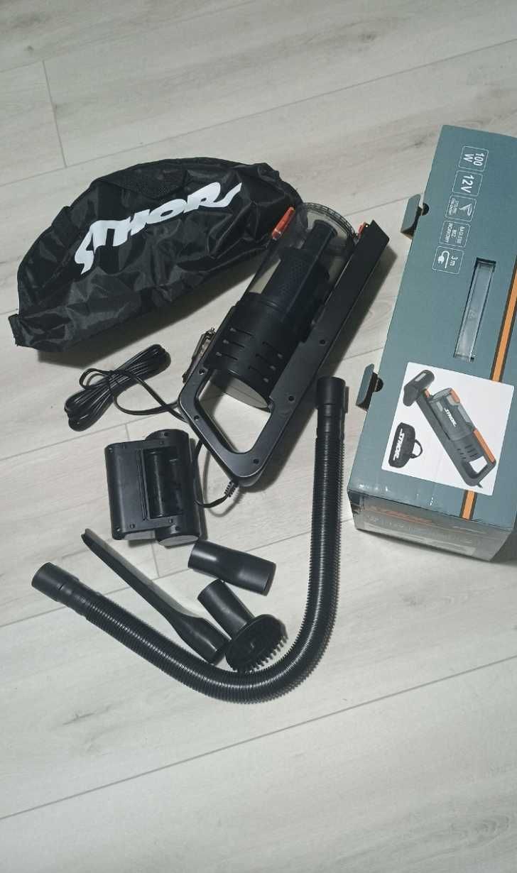 Zestaw 3w1 Odkurzacz samochodowy Mocny TURBO + filtr +Torba GRATIS