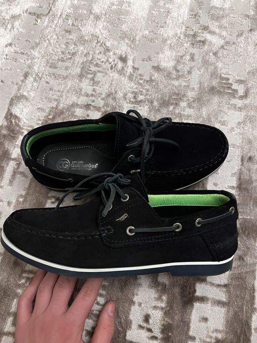 Чоловічі замшеві мокасини (топсайдери/лофери), розмір 41