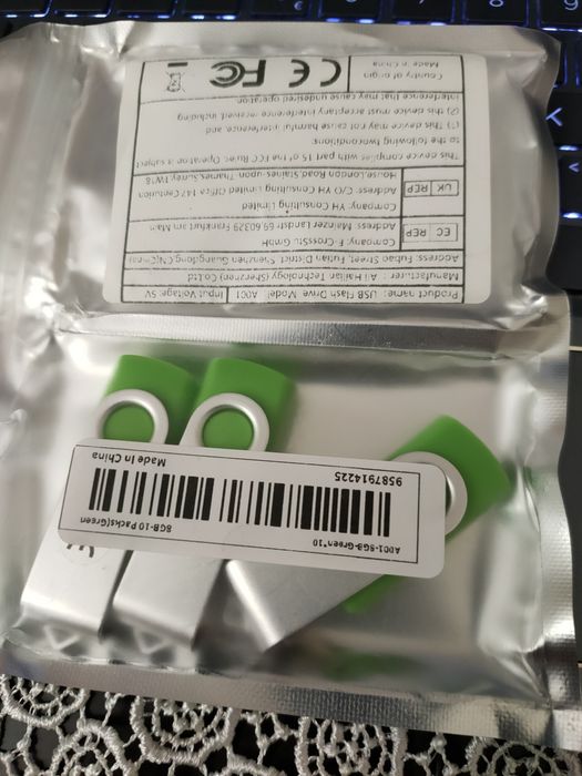 Pendrive 8 GB zielony
