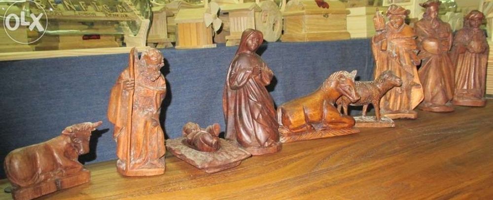 Presépio com cabana