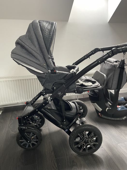 Wózek Columbia 3 w 1 + fotelik Cybex Aton 5 z adapterami