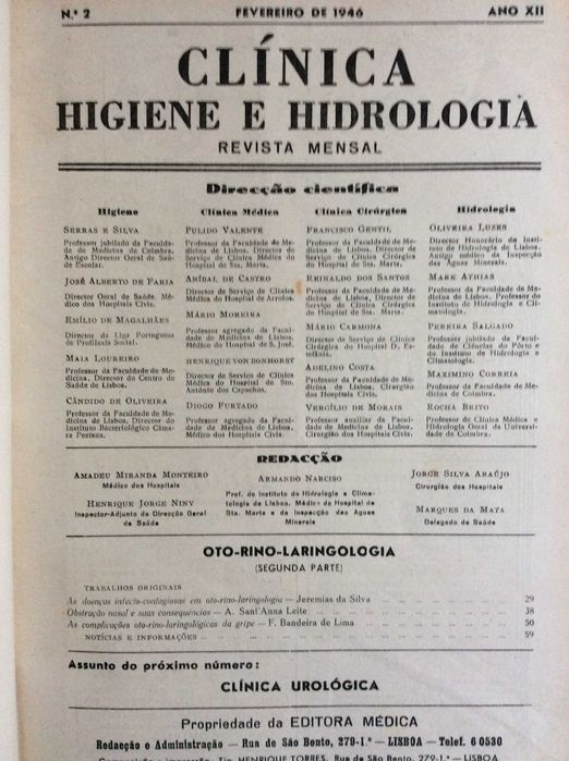 Clínica, higiene e hidrologia ( 4 volumes )
