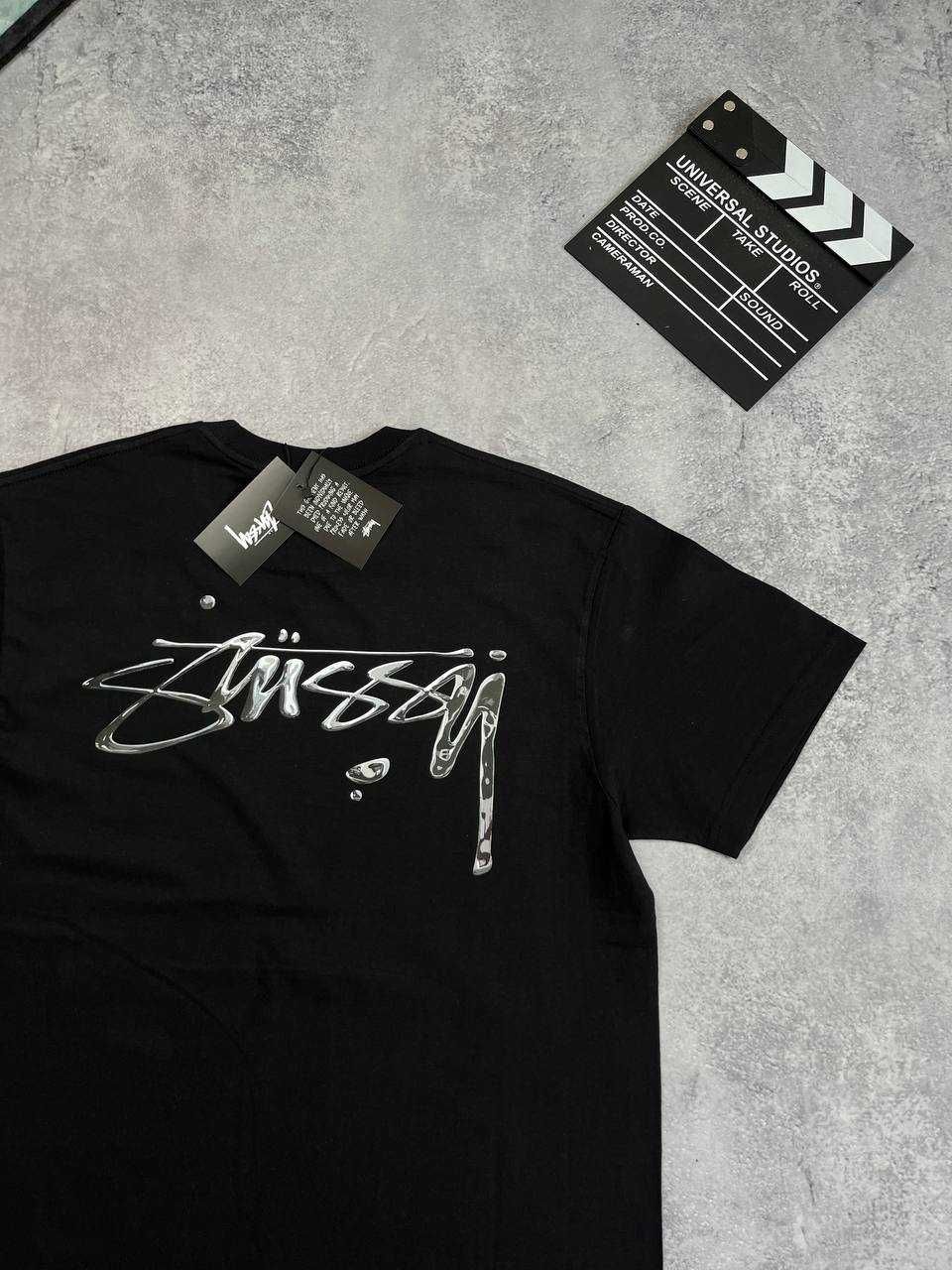 Оверсайз футболка Stussy | Футболка Стуси с бирками (Стусси)