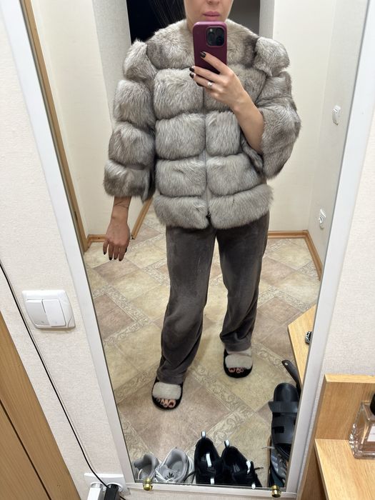 Шубка автоледі з натурального песця