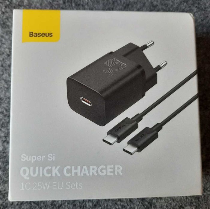 Зарядний пристрій Baseus 20W та 25W з кабелем