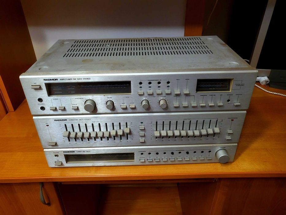 Wieża Unitra Radmor 54! Amplituner, korektor, tuner. 5412, 5471, 5421
