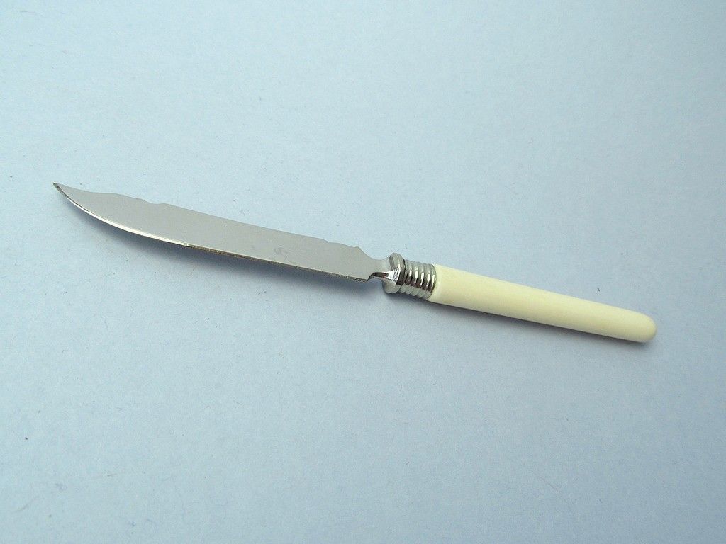kość zabytkowy nożyk łopatka do smarowania masła