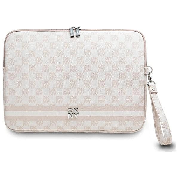 Pokrowiec na laptopa DKNY Sleeve Checkered Pattern Printed Stripes 14"