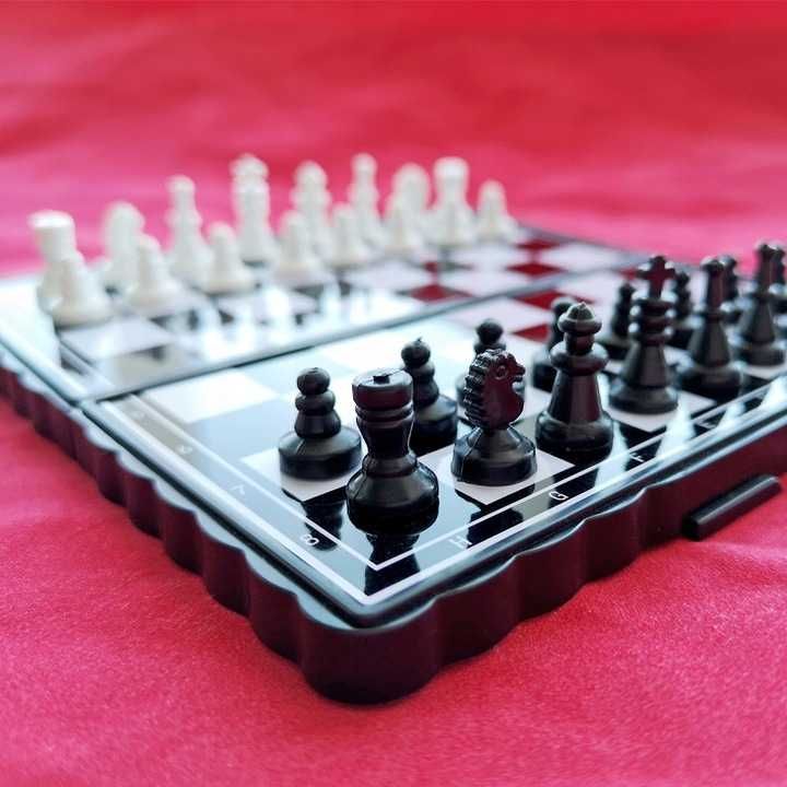 Gra W Szachy Warcaby Podróżne Magnetyczne 2w1