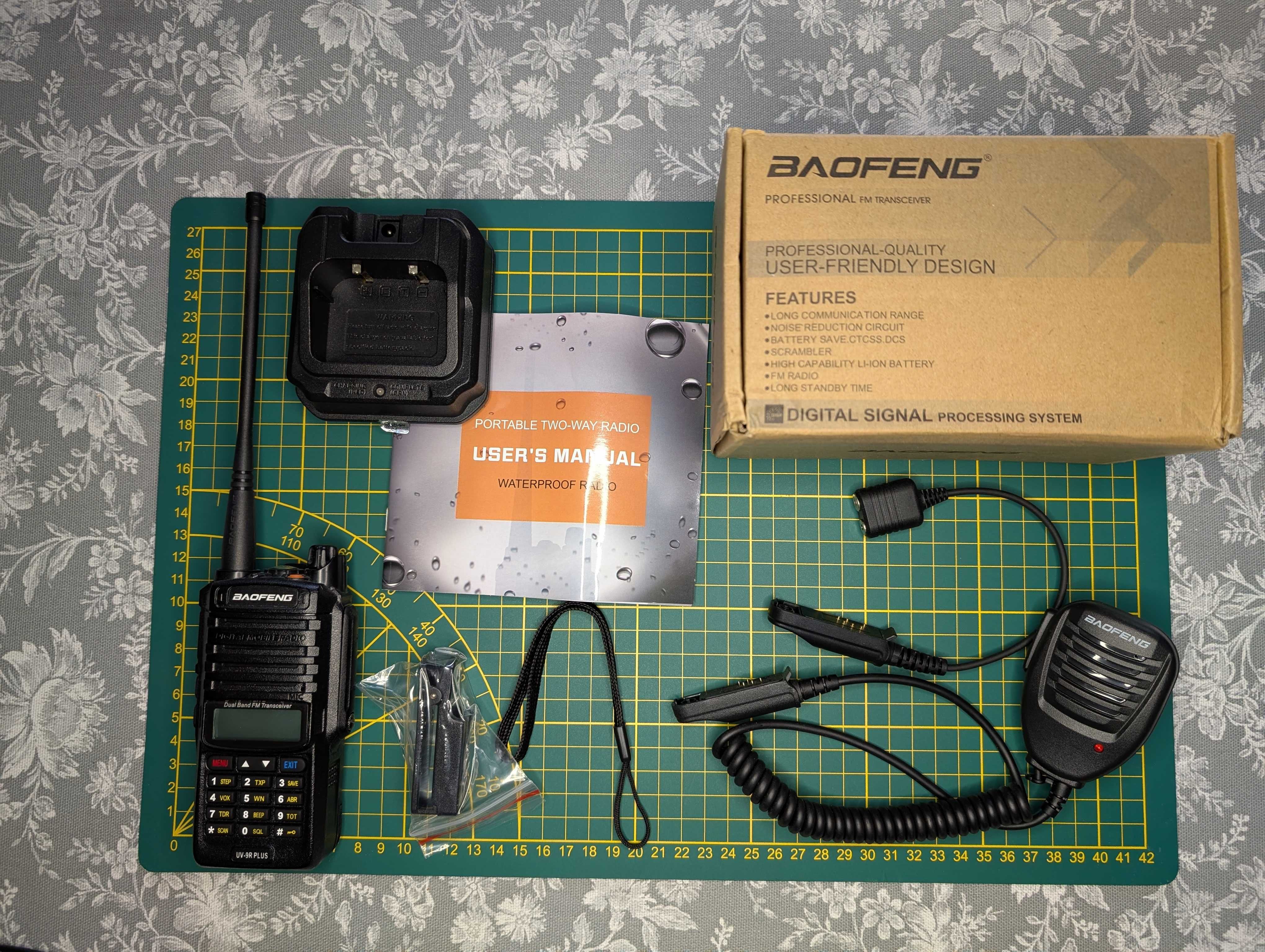 Zestaw2x radio Baofeng UV9R PLUS + BF-A58 krótkofalówka, walkie talkie