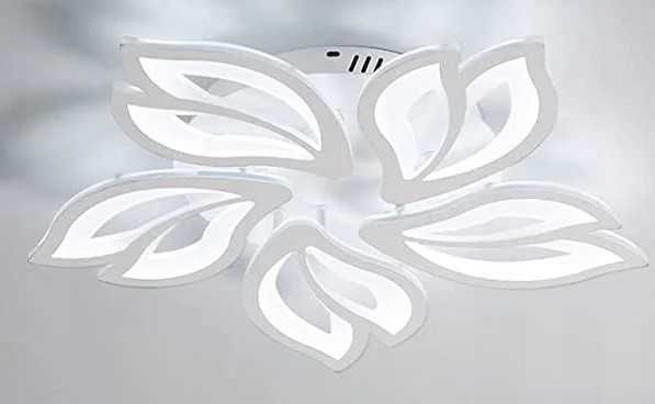 Ściemnialna lampa sufitowa LED z pilotem BIAŁA