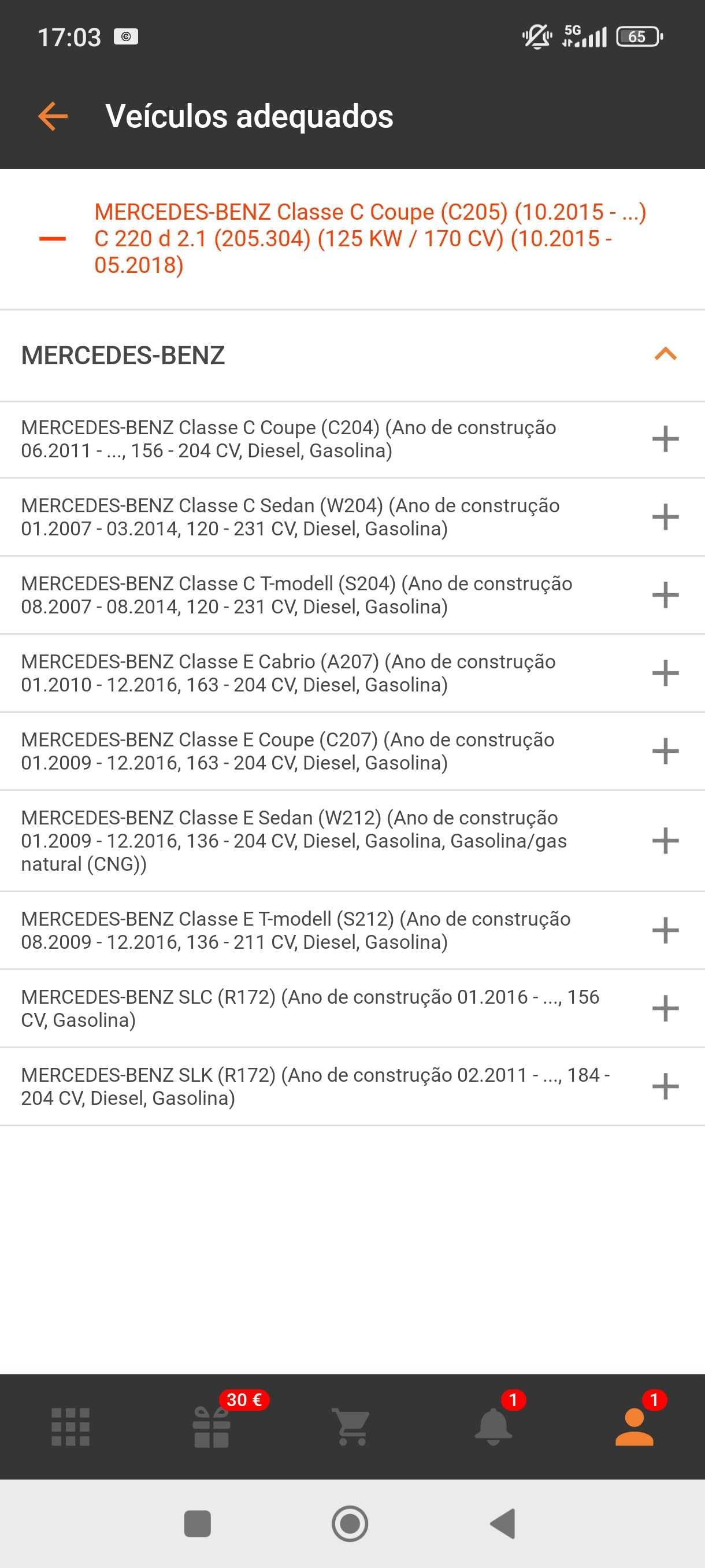 Pastilhas de travão brembo