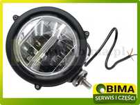Lampa przednia reflektor LED światło mijania drogowe John Deere rurke
