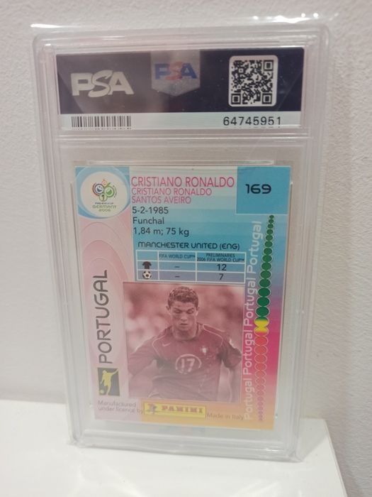Cristiano Ronaldo Germany 2006 #169 PSA 8