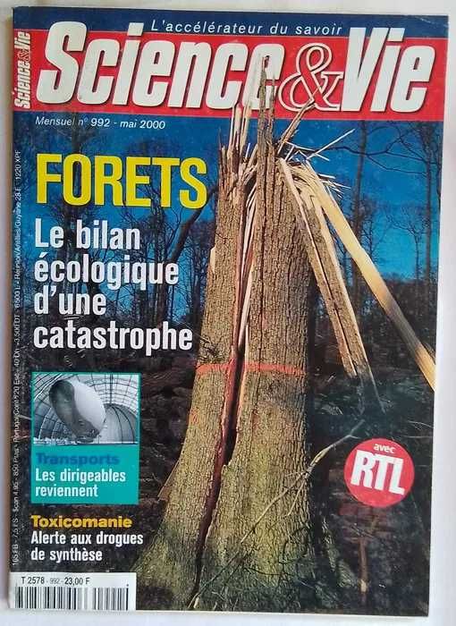 Cinco números antigos da revista Science & Vie