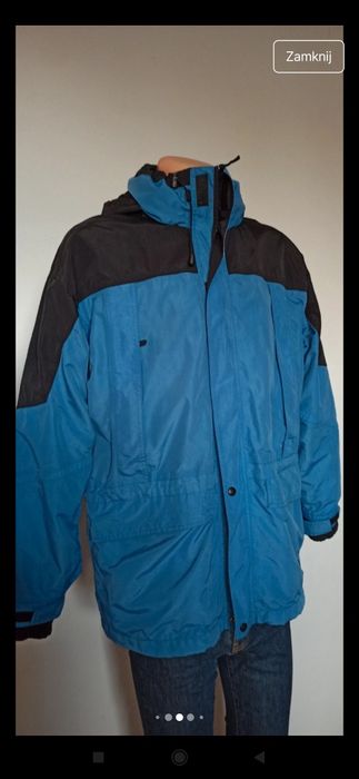Sg Niebieska kurtka męska M , L sportowa kurtka + polar M ,L