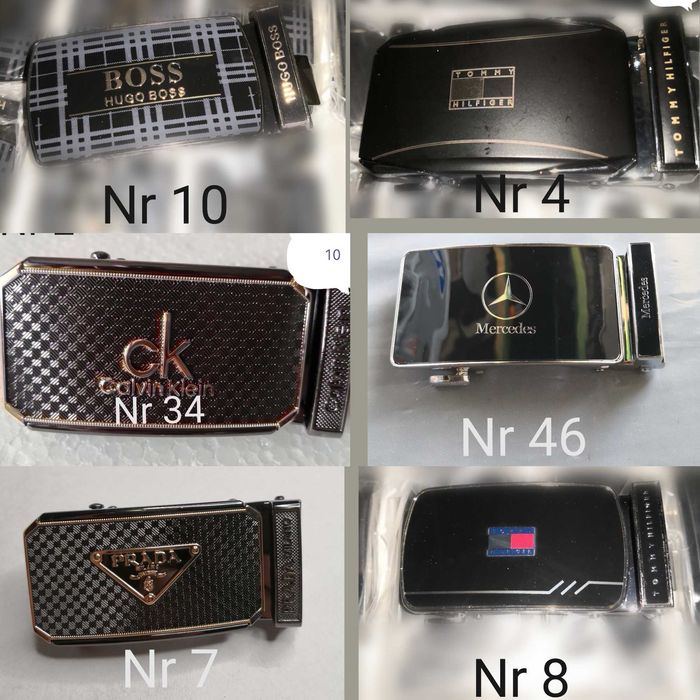 Paski do spodni Męskie i Damskie pasek plus klamra cały komplet