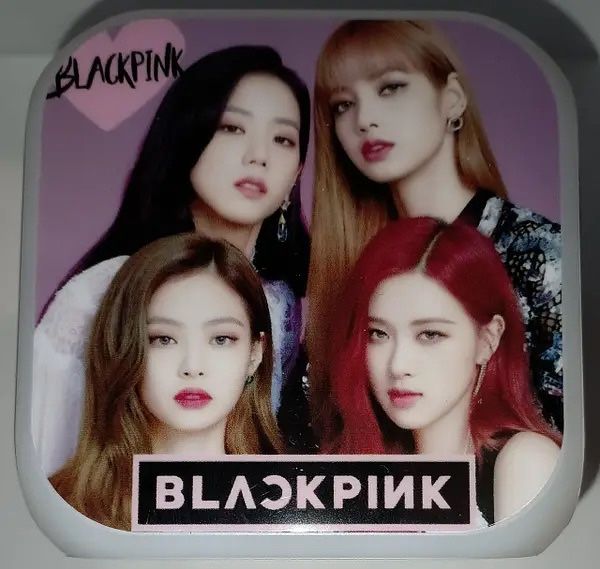 Годинник BLACKPINK(блекпінк)з нічником і термометром-подарунок